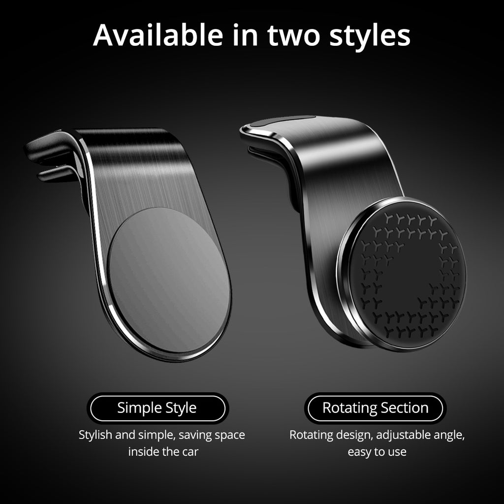 Magnetic Car Vent Phone Holder with a Magnet Mount